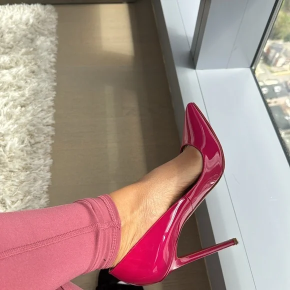 Christian Louboutin Pigalle Magenta Pink - Picture 10 of 15